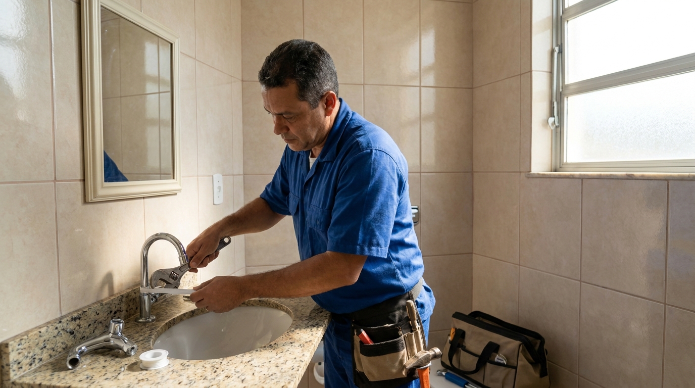 Ajustes em Torneiras no Engenho do Mato, Niterói‑RJ