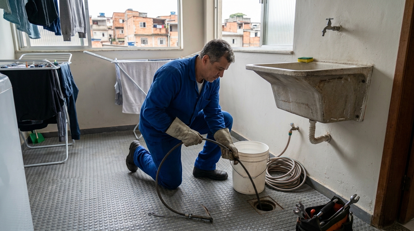 Desentupimento de Ralos Externos no Badu, Niterói‑RJ